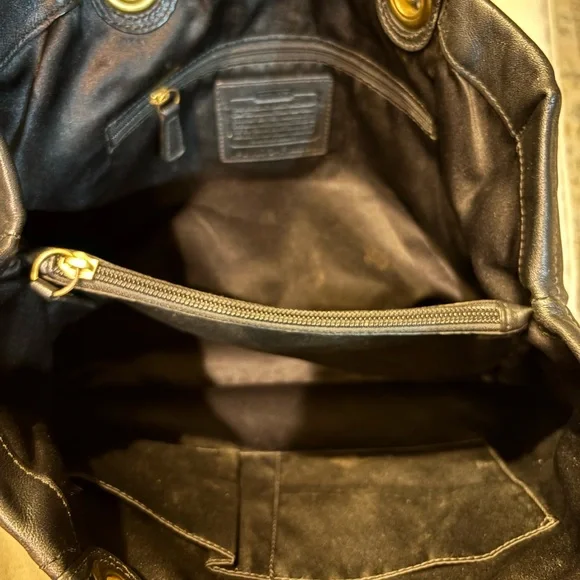 Coach Penelope Black Leather Hobo - Picture 5 of 7